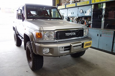 ウインチベッド、ランクル等、加工前提 ランクル76 ウインチバンパー取付 | 4WD・四駆カスタム シューエイの毎日