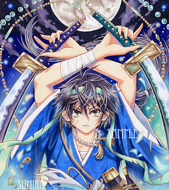 ◆濃い影を落とす宮殿にて◆手描きイラスト おまけ付】 ◇濃い影を落とす宮殿にて◇手描きイラスト イラスト