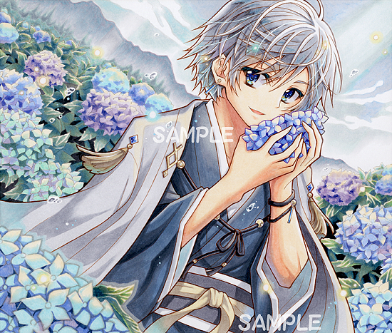 手描きイラスト＊紫陽花と共に | すみれチップス～お絵描きと日常の記録～