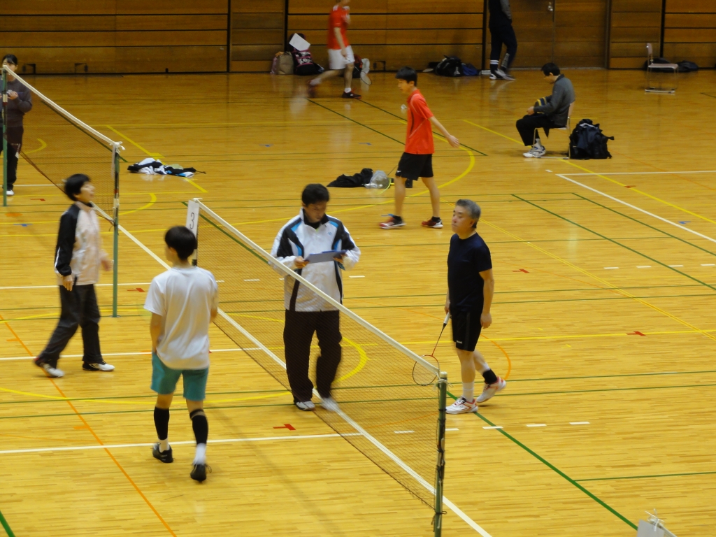 町田市バドミントン大会観戦 丘 里の便り