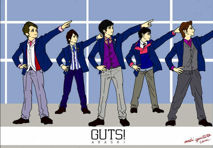 Guts Pv 追記あり 嵐クインテット Arashi Quintetto