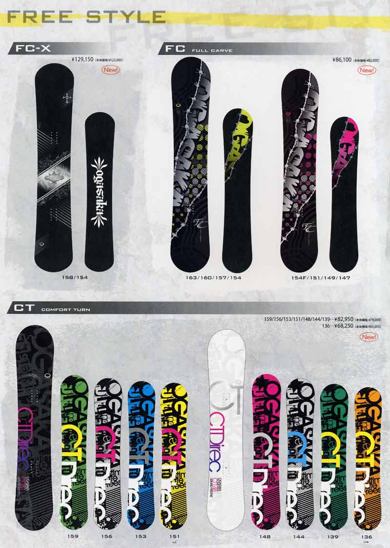 156 オガサカ スノーボード ctの安い人気商品・通販・価格比較