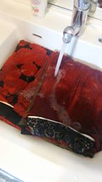 おもっきり絹の長襦袢を洗ってみる オハラリエコの着物ブログ