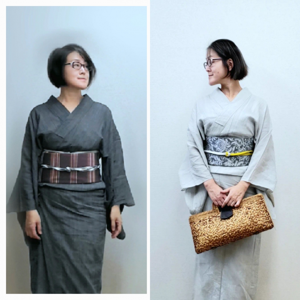 2023年7.8月の着物＆浴衣コーディネート | オハラリエコの着物ブログ