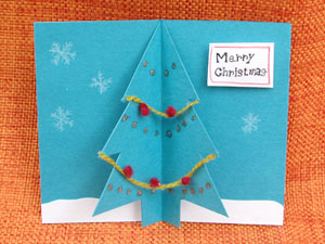 クリスマスカードの作り方