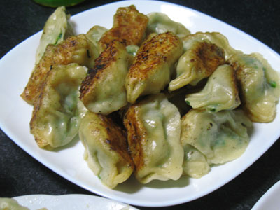 我が家の餃子・白