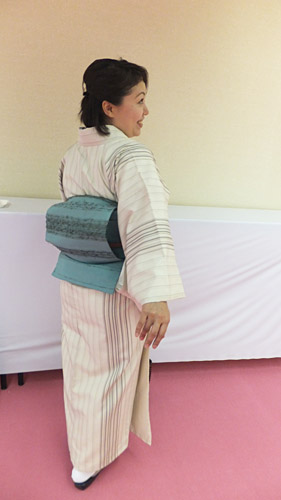 きものマナー講座で、学んだコツをお披露目♪