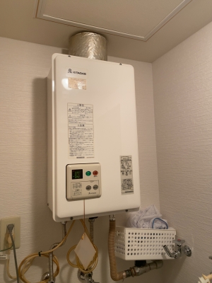 札幌市でガス給湯器交換 RUX-V1615SFFUA-E 2022年9月 | (株)鈴木総合住 