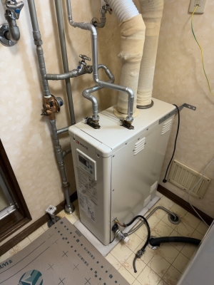 札幌市手稲区 ノーリツ石油給湯器交換「OQB-407FF」から「OQB-4706FF 