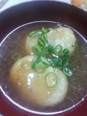 揚げ餅みぞれ椀