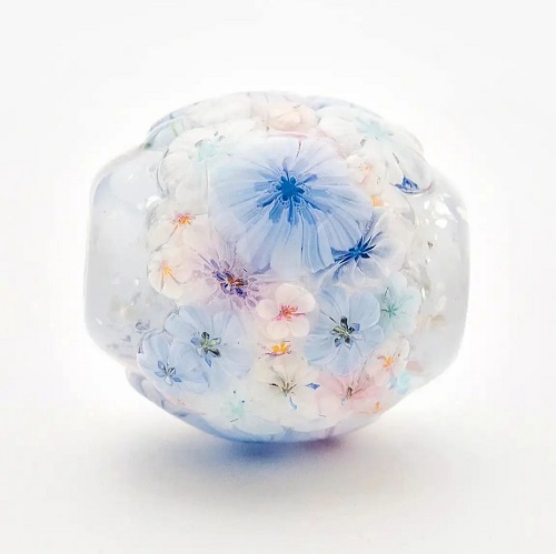 中原雅恵 とんぼ玉 カヤックに乗って ガラス - 工芸品