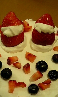 クリスマスケーキのサンタさん