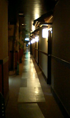 宿の廊下