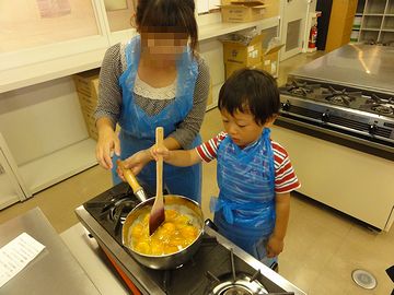 親子でクッキング!!!
