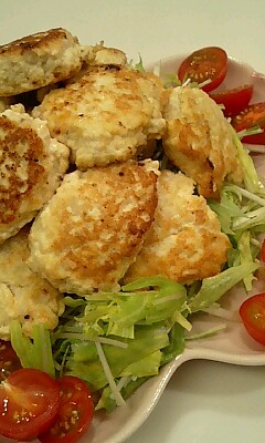 豆腐ハンバーグに切り干し大根