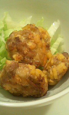 高野豆腐入りハンバーグ