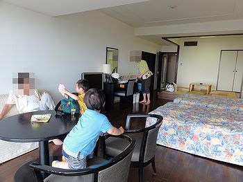 ホテルの部屋です