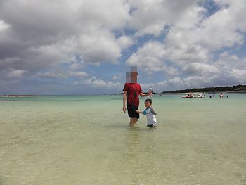 海を楽しめたようだ・・・