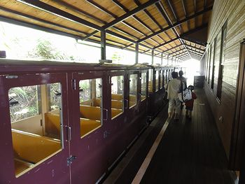 列車に乗ったよ