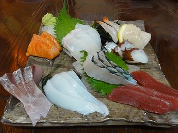 お刺身の盛り合わせ