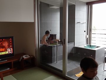 再び部屋風呂