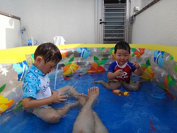 そしてプール。元気です。