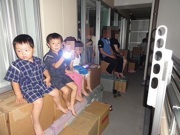 手作り観客席がすごいっ