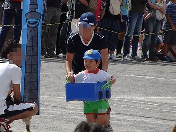 年少さんの親子競技