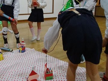 お菓子釣り