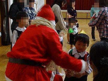 サンタ登場