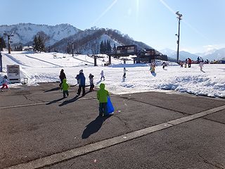 中里スキー場へ