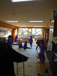 教室は大興奮