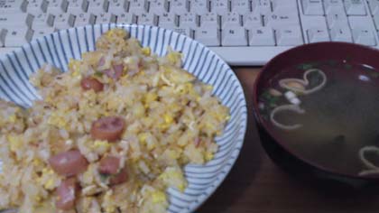息子の料理