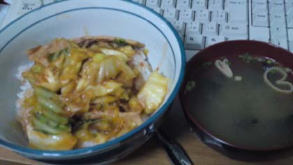 息子の料理