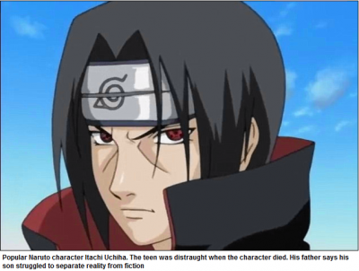 「NARUTO」のうちはイタチが死んでしまったことで絶望した14歳の少年が自殺