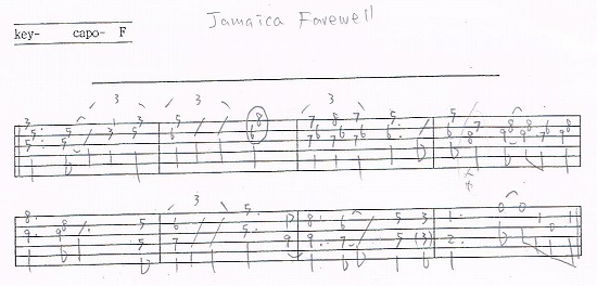 Jamaica Farewell
