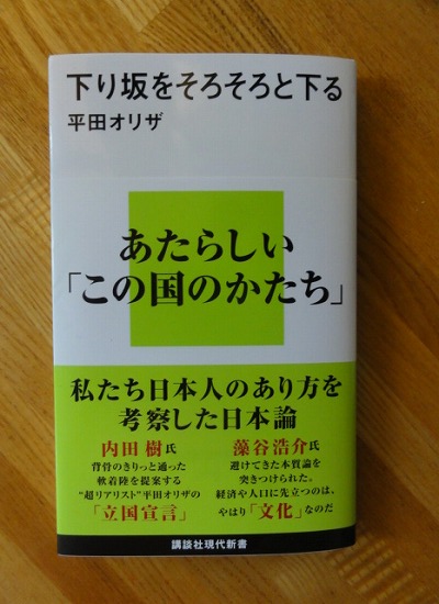 下り坂をそろそろと下る