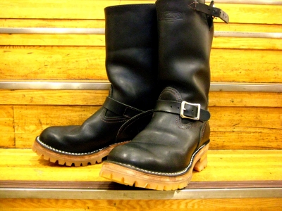 vibram#100 Honey + Black Upper Boots | CREA BLOG ～ワークブーツ 