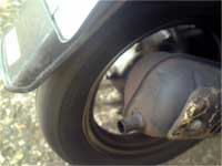 原付キックで動いた