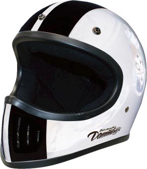 ダムトラックス(DAMMTRAX) ヘルメット THE BLASTER コブラ WH フリーサイズ(57CM~60CM未満)