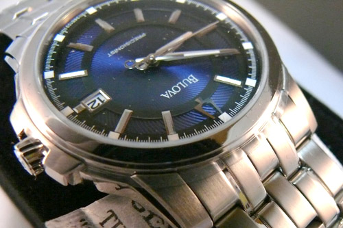 ブローバアキュトロン 時計 Bulova Mens 96B159 Precisionist Round 