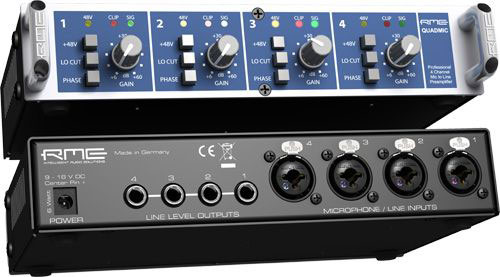 RMEの4チャンネル マイクプリアンプ「QuadMic II」新発売！ | 宮地楽器