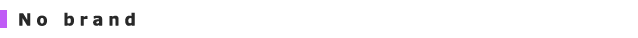 No Brand