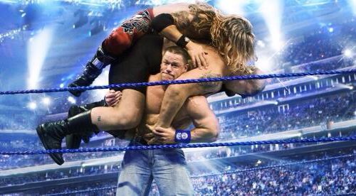WWEの噂・裏技・裏話_ジョン・シナのパワーが一目で分かる写真