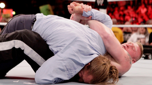 WWEの噂・裏技・裏話_ブロック・レスナーのフィニッシュムーブ「キムラロック」の名前の由来