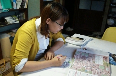 飯村さん校正作業