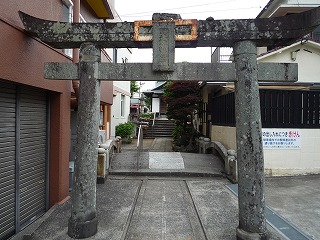 桜馬場天満宮のあじさい