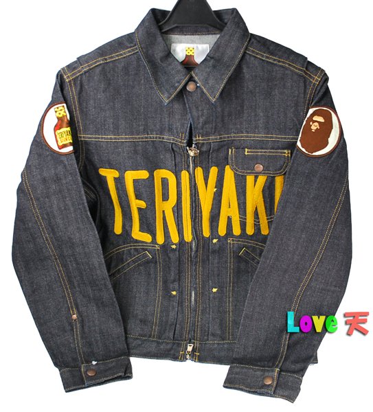 A BATHING APE TERIYAKI SOURCE DENIM JACKET | Wrangler Spirits