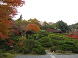 大河内山荘大乗閣前庭