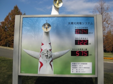 太陽光発電システム 表示板